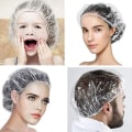 Miniatyrbilde 2 av 6: ##/200 Stykker (Hvit) Engangs Klart Plast Dusjhette for Hjemmebruk Hotell Spa Hår Salong og Verksted##/
