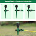 Miniatyrbilde 4 av 5: ##/Hagesprinkler, plensprinkler 360° roterende sprinkler for 4-7m##/