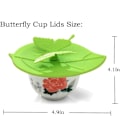 Miniatyrbillede 3 af 5: Kreativ Butterfly Kopsdæksel - Støvsikkert Lufttæt Tætning Silikon D
