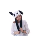 Sød panda hat med bevægelige ører