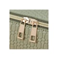 Miniatyrbild 4 av 5: ##/Toalettsäck för kvinnor i PU-läder med vävt mönster - vit, stor##/