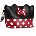 Pikkukuva 2 / 5: Mickey Meikkivarustepussi, Jousi Polka Dot Matkapussi PU Naisten Laukku, P