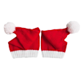 Miniatyrbild 1 av 6: ##/2-delad julhatt Stickad barnhatt##/