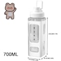 Pikkukuva 2 / 5: ##/700 ml:n vesipullo oljella - valkoinen, söpö pullo d##/