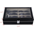 Miniatyrbillede 4 af 5: 8 Separate Opbevaringsrum, til Solbriller Ur Organizer