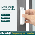 Miniatyrbillede 5 af 5: 2 stk. (Hvid) Aluminium Legering Greb - Skydedørsgreb - Balkon
