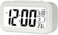 ##/(Batteri)Digital väckarklocka  LED-väckarklocka med temperatur  Snooze-funktion  12/24H-omvandling  Kalender  för sovrum  kontor  kök##/