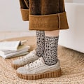 Miniatyrbild 5 av 6: ##/5 Par Damsockor i Ull, Tjocka Vintersockor för Dam, Damsockor##/