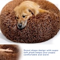 Miniatyrbillede 1 af 5: Rund Hundekurv Kattepude Donut Kurv, Hundekurv Hundebed Ex