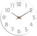 ##/30cm Kvartsväggklocka - Vit Tyst Stor Storlek Modern Väggklocka##/