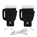 Miniatyrbilde 1 av 5: ##/Svarte USB-oppvarmede hansker Varme hansker##/