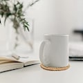 Miniatyrbillede 5 af 5: 6 stk. Kaffe Farvede Drikkeunderlag, 11cm Runde Vævede Underlag Vand