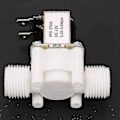 Miniatyrbillede 4 af 4: Magnetventil, DC 12V G1/2\" NC Plastik Vandindløbsmagnetventil 0,02-0,8 Mpa Normalt Lukket Elec