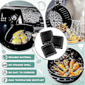 Pikkukuva 3 / 5: 16 kpl Vaihtokumit Airfryer-grilliin Airfryer-osat Naarmuuntumattomat suojukset Keittiö C
