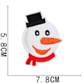 Miniatyrbillede 3 af 5: ##/Julebrev broderi stof lap, 32 stk.##/