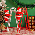Miniatyrbild 4 av 5: ##/Elektrisk tomte leksak, röd dubbelstege, julklapp##/