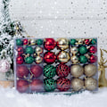 Miniatyrbilde 3 av 5: ##/Julekuler 3-6 cm, 100 stk hvite juletrepynt##/