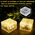 Miniatyrbilde 4 av 5: 4 Vanntette Solcelle-Jordlamper, 8 Lysmoduser LED So