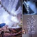 Miniatyrbild 5 av 5: Fairy Lights, (2 st Vit) Set om 5M 50LED Batteridrivna Fairy