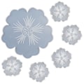 Pikkukuva 5 / 5: ##/6 kpl Alusta Resin Muotteja, Suuri Kukka Silikonialusta, Resin Muotteja##/