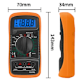 Miniatyrbilde 2 av 5: ##/Digitalt LCD-multimeter, Høy kvalitet Voltmeter Amperemeter Ohm##/
