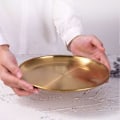 Pikkukuva 4 / 5: 14/17/20/23/26cm Pyöreä Ruokalautanen Astiasto Liha Jälkiruoka Pizza-astia Hedelmävati 26cm