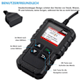 Miniatyrbild 5 av 6: ##/OBD2 diagnostiskt verktyg för fordon, felkodsläsare, multifunktionell skanner##/
