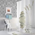 Miniatyrbillede 2 af 5: ##/Bruseforhæng 120 x 200 cm Digital Print Moderne Design Vandtæt##/
