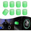 Miniatyrbillede 3 af 5: /#/Fluorescerende Dækventilhætte(Grøn), 8PCS Lysende Universal Støv/#/