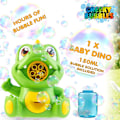 Miniatyrbild 2 av 5: Bubbelmaskin för barn småbarn inomhus utomhus leksaker Automatisk bubbel M