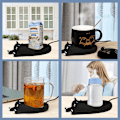 Miniatyrbillede 5 af 5: Sort Kopsvarmer, Kaffevarmer til Skrivebord Kopsvarmer Auto S