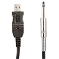 Miniatyrbillede 2 af 4: Guitar til PC USB Optagekabel Adapter Konverter Tilslutningsinterface 6,5 mm