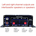 Miniatyrbillede 3 af 5: ##/Mini DC 12V HiFi Audio Forstærker Bærbar Dobbeltkanal Ster##/