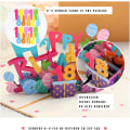Pikkukuva 1 / 5: Syntymäpäiväkorttilahja, 3D Pop Up -tervehdyskortti, DIY-muokattavissa