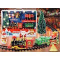 Miniatyrbillede 3 af 5: ##/Stjerne Legetøgs Tog Samlet Juletog med Lys og Lyd##/