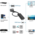 Miniatyrbilde 5 av 5: Konverter til HDMI, HDMI 16 Inngang Utgang: 9/4: 3 Lyd Video Adapter