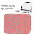 Miniatyrbilde 5 av 5: Laptopveske 15,6 tommer Dobbeltlagsdesign Polyester Laptop Bæreveske