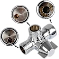 Miniatyrbillede 2 af 5: 3-vejs bruseaflederventil G1/2i, 3-vejs aflederventilkontakt til multifunktionel brusevandsseparatoradapter brusetilbehør