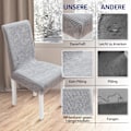 Miniatyrbild 2 av 6: ##/Stolsöverdrag, stretchbara, avtagbara, tvättbara##/