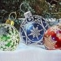 Miniatyrbild 5 av 6: ##/Juldekorationer, Jul PVC uppblåsbara dekorativa bollar (diamant ränder)##/