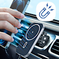 Miniatyrbilde 4 av 6: ##/Magnetisk trådløs mobiltelefonholder til bil##/