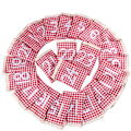 Miniatyrbilde 1 av 2: ##/73 stykker julegavepose sett, 10x14cm##/