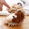 Miniatyrbillede 4 af 5: Gulvrensende Mop-TøflerGulvrensende Mop-TøflerMikrofiber