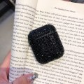 Miniatyrbilde 3 av 5: Blinkende hodetelefonveske for AirPods (svart), luksuriøs glitrende