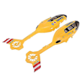 Miniatyrbillede 4 af 5: YXZNRC F06 2.4G 6CH RC Helikopter Reservedele Gul Canopy