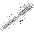 Miniatyrbild 4 av 5: 2 st Razor Kam för Hundar Husdjur Hårformare Razor Kam Hårsax