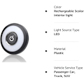 Miniatyrbillede 5 af 5: USB Genopladelig LED Bil Indvendig Loftlys 12V Lysende Multi-Fu