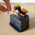 Miniatyrbillede 5 af 5: Tandstikbeholder Rent Push-on Design Stor Kapacitet 3D Fugleform Tandstikdispenser Husholdningsartikler C