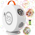 Miniatyrbild 2 av 5: Vit bubbelmaskin med 1 stycke, automatisk laddningsbar bubbelleksak