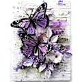 Miniatyrbillede 1 af 5: ##/30*40cm, 5D diamantmaleri kit, lilla sommerfugl##/